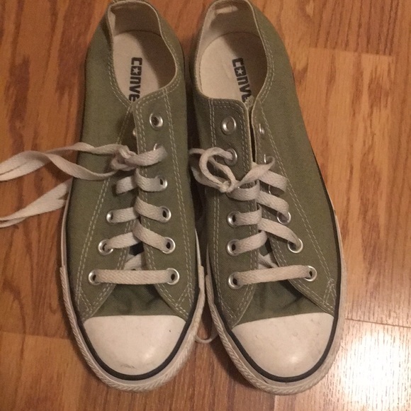 sage green converse